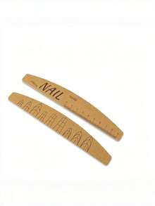 2 piezas Bloque de lija y pulidor de uñas de doble cara 100/180 con regla y plantilla de forma - Lija profesional para uñas acrílicas, de gel, naturales, lavable y durable, herramienta de manicura, regalo decorativo para el cuidado de las uñas. - Multicolor - Ver 8