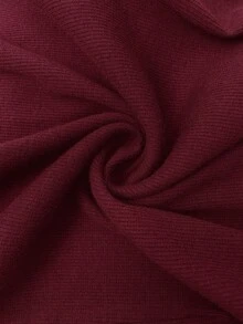 Easowa Bộ đồ nữ màu trơn gồm áo vest một hàng cúc và chân váy ngắn, kiểu dáng thường ngày. - Màu Đỏ Sâu - Xem 7