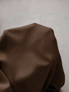 Franclia Plus Size Asymmetrical Hem Bowknot Sleeveless Chiffon Blouse, Fashion Resort Style, Spring/Summer - Coffee Brown - View 5