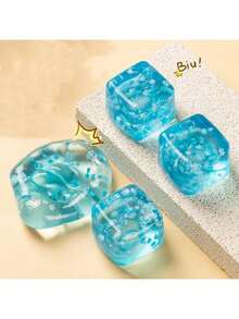 POKOJA LAND 1/3/5Pcs Cool Cubes - Fun, Sparkling, Stretchy, Stress Cube Slow Rising Sensory And Fidget Toys For Adults - Great Stress Relief Toys To Squeeze At Home, Desk - Multicolor - View 5