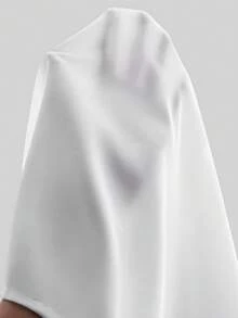 Manfinity CasualCool 男士长袖亨利领衬衫，专为正式商务场合设计，免烫西装衬衫，也适合休闲工作装穿着。 - 白色 - 查看 8