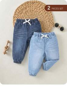 SHEIN Denim Bayi Laki-Laki - MultiWarna - View 7