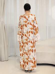 Yasmyna Đầm maxi Thổ Nhĩ Kỳ dành cho nữ và áo abaya truyền thống Ả Rập. - Nhiều màu - Xem 3