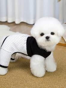 PETSIN Pet Clothing, Dog Clothing, Cat Four Legged Clothing, Casual Overalls, Spring And Summer New Small Animal Overalls, Traction Buckle Jumpsuit, Pet Supplies, Casual Overalls - Multicolor - View 14