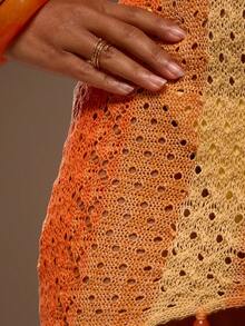 MUSERA Đầm hai dây chéo, khoét ngực, ombre, chất liệu móc len, đính hạt và tua rua, vạt bất đối xứng, ôm sát, cổ yếm, thích hợp cho mùa hè, xuân, gợi cảm, dễ thương, đi biển, nghỉ mát, Ibiza, dự tiệc, đi chơi, nhiệt đới. - Nhiều màu - Xem 6