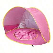 Luxury Portable Beach Tent, Suitable For 4-6 Years Old Children, Equipped With Rapid Open Sunshade Canopy And Water Play Tent, Convenient Storage. - Multicolor - View 12