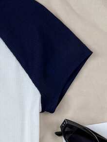 SHEIN Áo thun dài tay cổ tròn ôm dáng in hình mèo phong cách Y2K thời trang, thoải mái, dễ mặc cho bé gái tuổi teen, mặc mùa thu, phối nhiều lớp, đồ mặc thường ngày, áo thun họa tiết trẻ em, đi học lại, mùa thu, lễ hội homecoming - Màu xanh lam - Xem 5