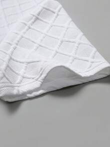 Manfinity Homme Maglietta casual in maglia da uomo, tessuto morbido e confortevole, adatta per uscite quotidiane, riunioni con amici e abbigliamento domestico, anche un regalo ideale per fidanzati o mariti - Bianco - Visualizzare 6