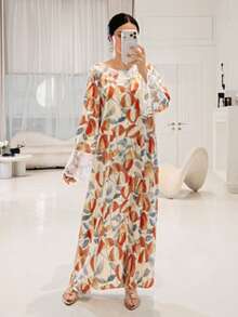Yasmyna Đầm maxi Thổ Nhĩ Kỳ dành cho nữ và áo abaya truyền thống Ả Rập. - Nhiều màu - Xem 6