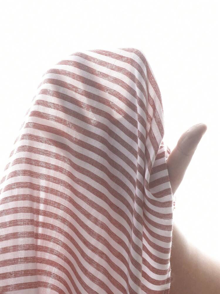 Plus Size Women Floral & Striped Short Sleeve Shirt And Pants Vacation Set