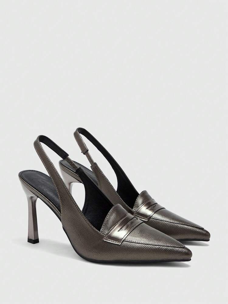CUCCOO BIZCHIC Women's Pointed Toe Elegant Versatile High Heel Pumps For Daily Commute