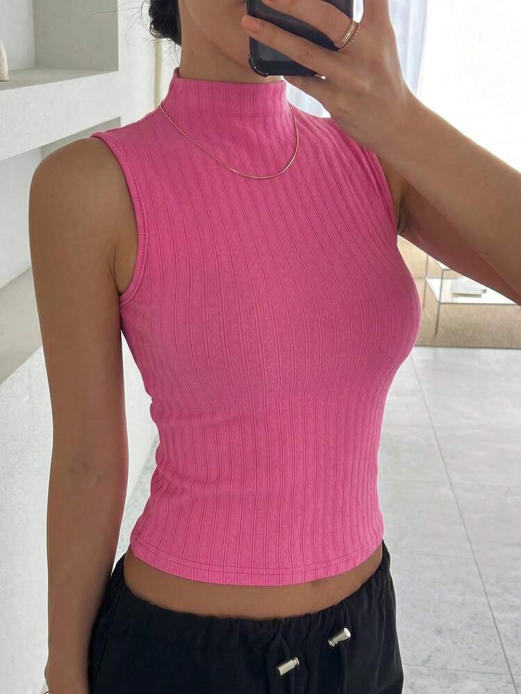 Women's Turtleneck Slim Fit Camisole