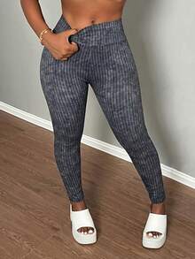 Slaydiva Quần định hình cạp cao, quần yoga vải jacquard họa tiết bông tuyết giả, quần legging màu xám hoa đậm, mẫu mới mùa hè, lễ hội âm nhạc, ngày Valentine, lễ Phục sinh, phong cách thường ngày, tối giản, cơ bản, phong cách Y2K, phong cách đường phố ngọt ngào, bán chạy nhất, quần legging nữ mặc hàng ngày. - Màu xám đen - Xem 10
