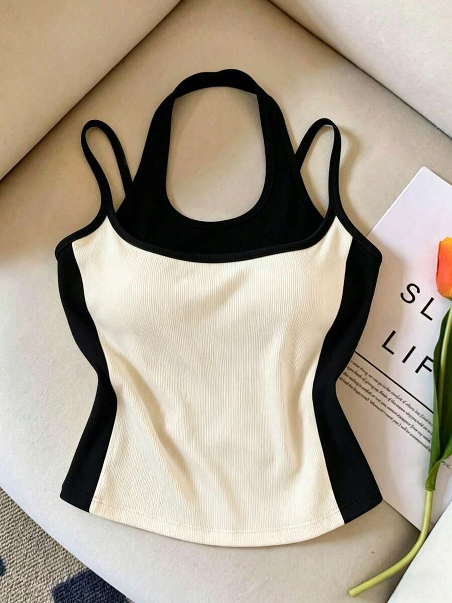 Resyla Women's Minimalist Camisole Top, Suitable For Daily Wear, Travel, Gathering, Beach - Multicolor - View 1