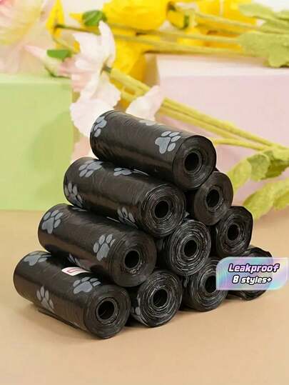 1 To 50 Rolls Thick Durable Leak Proof Odor Control Pet Waste Bags For Dog Cat Owners Daily Cleaning Outdoor Travel Essentials Dog Poop Bags Pet Cleanup Supplies
