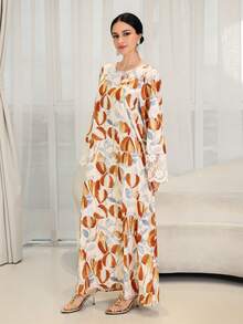 Yasmyna Đầm maxi Thổ Nhĩ Kỳ dành cho nữ và áo abaya truyền thống Ả Rập. - Nhiều màu - Xem 4