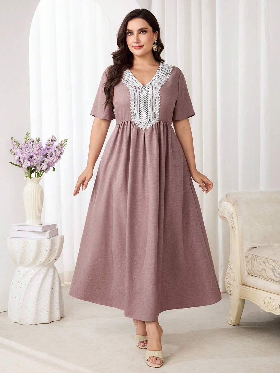 al-najma-plus-size-women-3d-embroidery-decor-short-sleeve-arabic