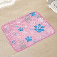 Washable Dog Cooling Mat Ice Silk Cooling Mat For Dogs Pet Self Cooling Pad Blanket Dog Cooling Pad For Indoor & Outdoor Car Seats - Pink - View 3