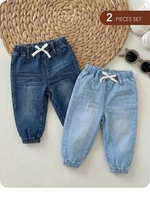 SHEIN Denim Bayi Laki-Laki - MultiWarna - View 1