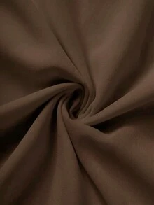 Franclia Plus Size Asymmetrical Hem Bowknot Sleeveless Chiffon Blouse, Fashion Resort Style, Spring/Summer - Coffee Brown - View 4