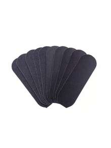 50 Pieces Of Foot Filing Paper - Durable Black Frosted Pad, Creating Smooth Feet, Removing Dead Skin, Odorless Plastic Foot Repair Tool, Large Size 100 Mesh 5.39in * 1.69in, Small Size 180 Mesh 3.93 * 1.26in - Multicolor - View 2