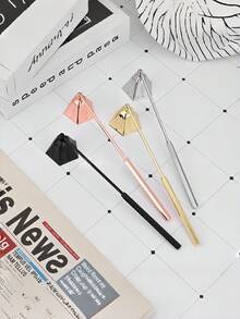1PC Stainless Steel Candle Snuffer Set Rustproof Wick Dipper Extinguisher Tools For Home Decor Meditation Gift For Candle Lovers - Pentagon - View 9