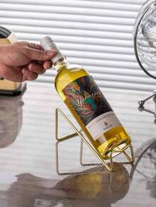 2 Pieces Desktop Wine Rack, Simple Metal Wine Bottle Rack, Wine Storage Rack, Wine Bottle Finishing Rack, Wine Bottle Storage, Perfect Wine Rack Stand, Desktop Wine Display Rack, Kitchen Home Decoration Gifts, Kitchenware, Perfect Gift For Wine Lovers, Suitable For Cabinets, Wineries, Bars, Wine Cabinets And Pantry. - Multicolor - View 8