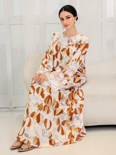 Yasmyna Women's Turkish Maxi Dress & Arabic Traditional Abaya