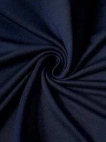 Manfinity LEGND 男士经典时尚休闲藏蓝色圆领印花T恤短裤套装，圆领短袖T恤短裤套装，饰有皇冠狮子印花 - 彩色 - 查看 6