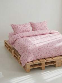 Veyra Day Bộ chăn ga gối 2/3 món 100% polyester (Vỏ chăn + 1/2 vỏ gối, không bao gồm chăn bông), Bộ sưu tập chăn ga gối polyester hiện đại dùng được cả bốn mùa - Nhiều màu - Xem 9