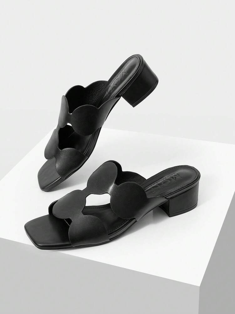 SIMPLE AND GENEROUS, FASHIONABLE AND VERSATILE, CASUAL WORKPLACE COMMUTER WOMEN'S HIGH-HEELED SANDALS