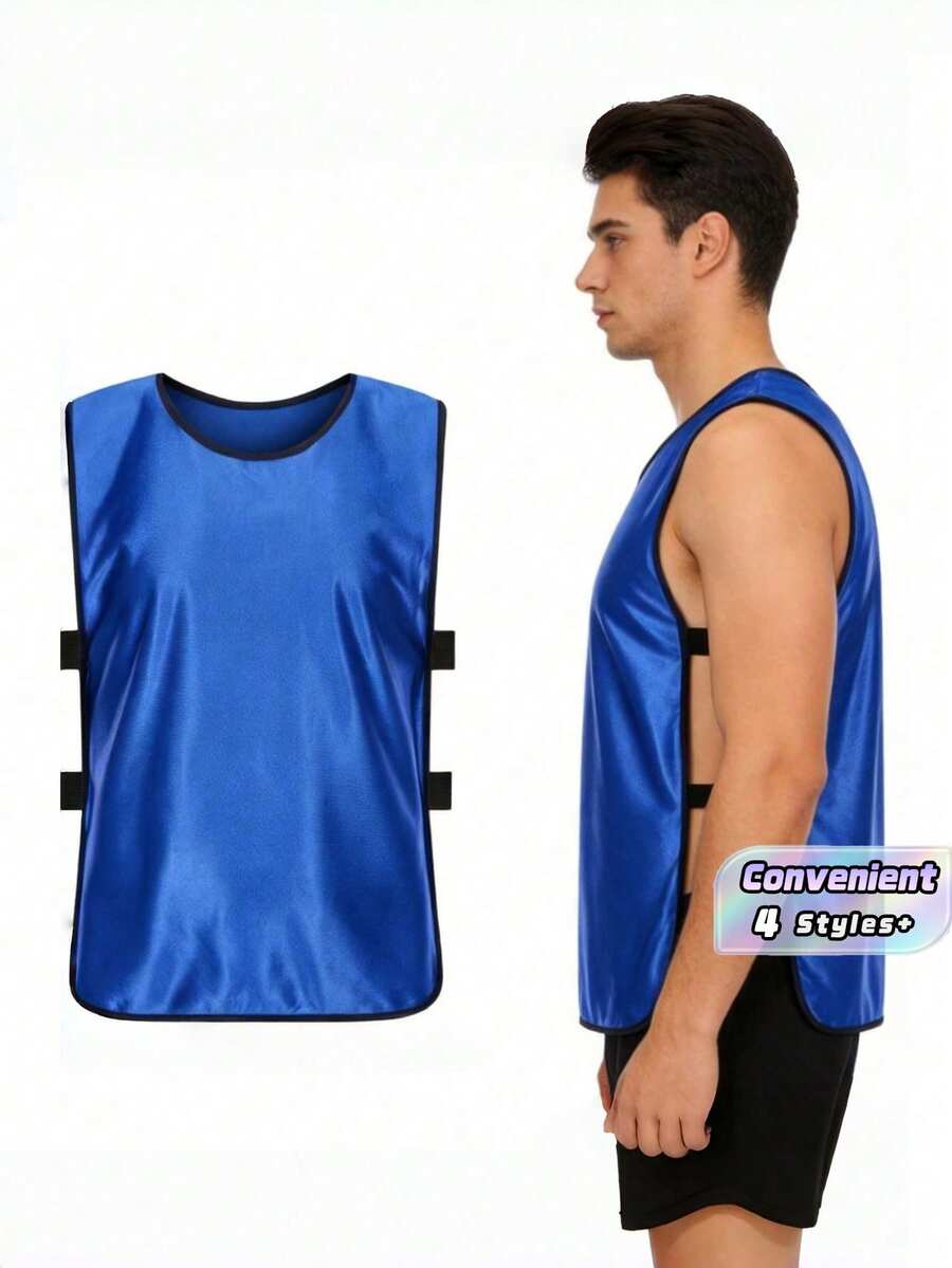 Bộ 6 áo tập luyện đối kháng, áo tập có số, áo bib bóng đá nhẹ, nhanh khô dùng cho bóng rổ, bóng bầu dục, bóng chày. - Nhiều màu - Xem 1