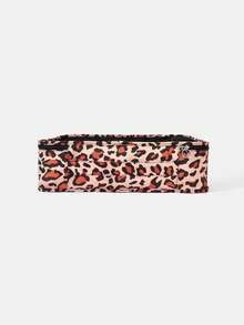 Betty Boop x SHEIN Cartoon Pattern Large Capacity Travel Storage Bag - Leopard Brown - View 4