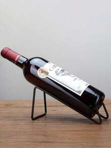 2 Pieces Desktop Wine Rack, Simple Metal Wine Bottle Rack, Wine Storage Rack, Wine Bottle Finishing Rack, Wine Bottle Storage, Perfect Wine Rack Stand, Desktop Wine Display Rack, Kitchen Home Decoration Gifts, Kitchenware, Perfect Gift For Wine Lovers, Suitable For Cabinets, Wineries, Bars, Wine Cabinets And Pantry. - Multicolor - View 7