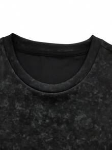 Sport MetroGents Men's Short Sleeve Thorn Print Sports T-Shirt, Summer Graphic Tees With Horror Designs, Band Tees, Custom Tees, Cam - 4 - 查看 4