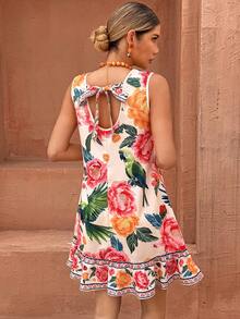 Women Long Dresses - Multicolor - View 2