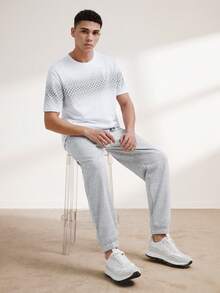 Driftmere Men's Crew Neck Short Sleeve Printed Casual T-Shirt, Everyday Wear Men T Shirts Casual - White - View 8