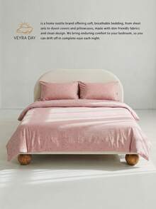 Veyra Day Bộ 2/3 món, chất liệu 100% polyester dệt jacquard, mềm mại và thân thiện với da (vỏ chăn + 1/2 vỏ gối, không bao gồm chăn bông), bộ sưu tập chăn ga gối polyester hiện đại dùng được cả bốn mùa. - Nhiều màu - Xem 1