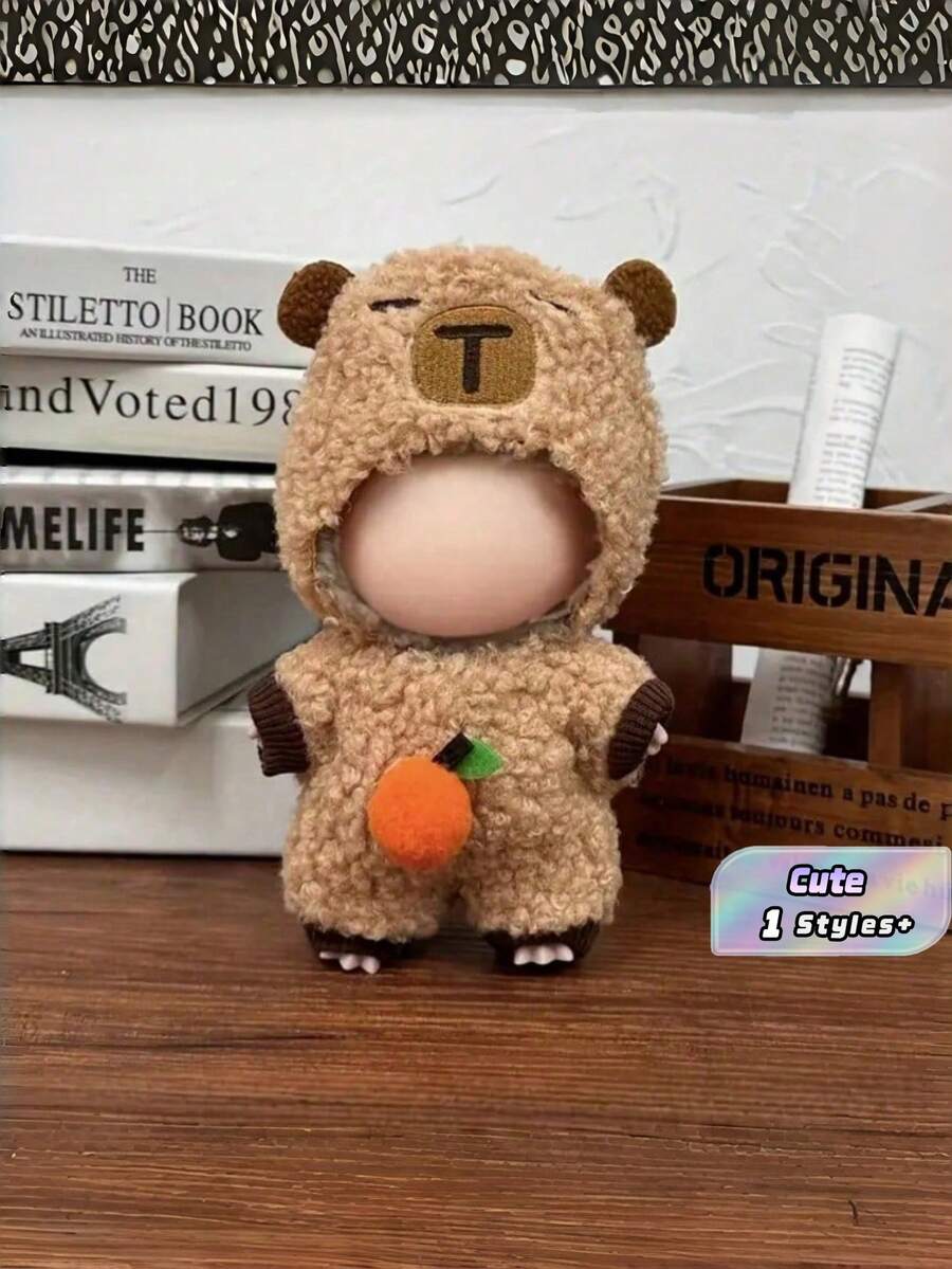 17厘米娃娃动物衣服,一套适合娃娃的衣服(不含娃娃)。 - 彩色 - 查看 1