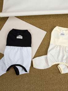 PETSIN Pet Clothing, Dog Clothing, Cat Four Legged Clothing, Casual Overalls, Spring And Summer New Small Animal Overalls, Traction Buckle Jumpsuit, Pet Supplies, Casual Overalls - Multicolor - View 9