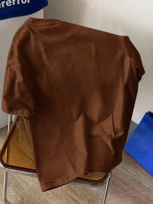 Manfinity Joysei Slim Fit Heather Brown T-Shirt For Men - Brown - View 3