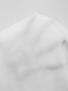 SHEIN Franclia 女士优雅荷叶边蝴蝶结泡泡袖可爱衬衫 - 白色 - 查看 6