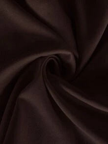 Firerie Plus Size Women Buttoned Vest Jacket And Versatile Pleated Maxi Skirt Suit Set - Coffee Brown - View 8