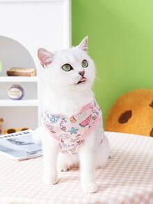 PETSIN Pet Spring New Dog Clothes Animal Supplies Pet Clothing Dog Tank Top Cat T-Shirt Teddy Outfits Small Animal Attire Casual Cool Tank Top Dog Clothes Cat Clothes Two-Season Spring & Summer New Tank Top - Multicolor - View 12