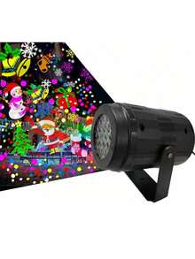 1 Stück Drehende Schneeflocken Bühnenbeleuchtung, USB betriebener Schneeflocken Projektor - perfekt für Innenraum Feiertagsdekoration, Weihnachts- und Erntedankfest-Party, Drehende Schneeflocken Muster Bühnenbeleuchtung, Weihnachten, Weihnachtsdekoration, Raumdekoration, Schlafzimmerdekoration, geeignet für Party, Zusammenkunft, Feiertage - Projektionslicht - Übersicht 6