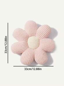 Cozy Pixies 1 chiếc, Gối trang trí hình hoa cánh hồng, kiểu dáng ấm cúng, thích hợp cho không gian sofa và phòng trẻ em. - Hồng - Xem 3
