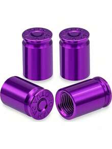 4PCS Aluminum Alloy Bullet Shell Tire Valve Stem Caps Decorative Dustproof Car Air Stem Cover For Cars SUV Trucks Bikes Motorcycles Bicycles Auto Accessories - A - View 21