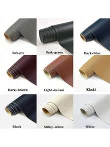 Leather Repair Patch Kit (1 Piece), Suitable For Repairing Leather On Sofas, Furniture, Car Seats, Office Chairs, Etc. Dimensions: 15.75in X 55in (40cm X 140cm). - Self-adhesive leather - View 12