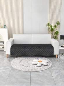 1pc Double-Sided Waterproof Pet Bed Cover – Washable Removable Sofa Furniture Protector For Dogs & Cats - Grey - View 6