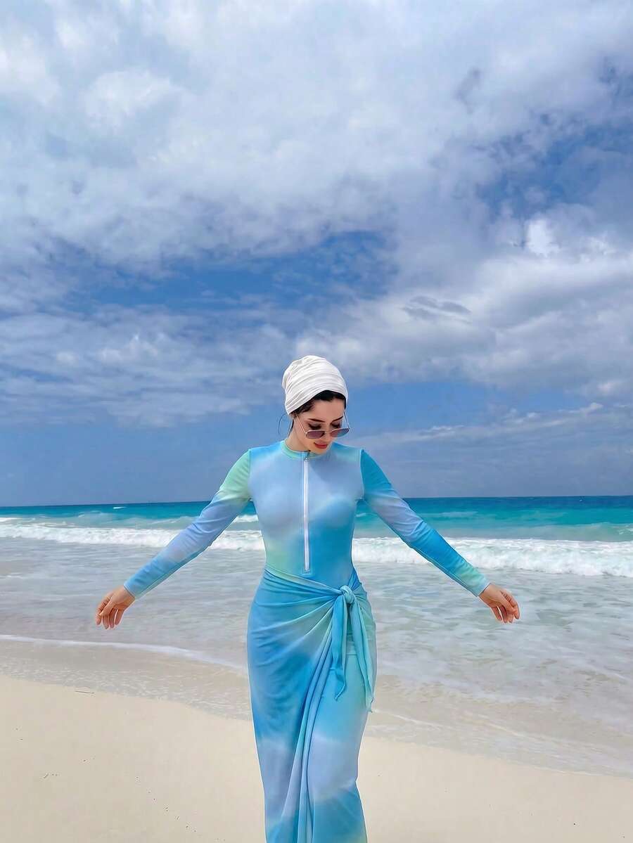 Swim Shayni 女款紮染印花布基尼兩件式泳衣 - 彩色 - 查看 1